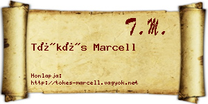 Tőkés Marcell névjegykártya